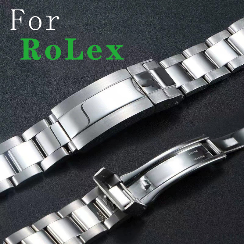 Rolex Watch Datejust - Solide roestvrijstalen horlogeband voor Rolex Oyster