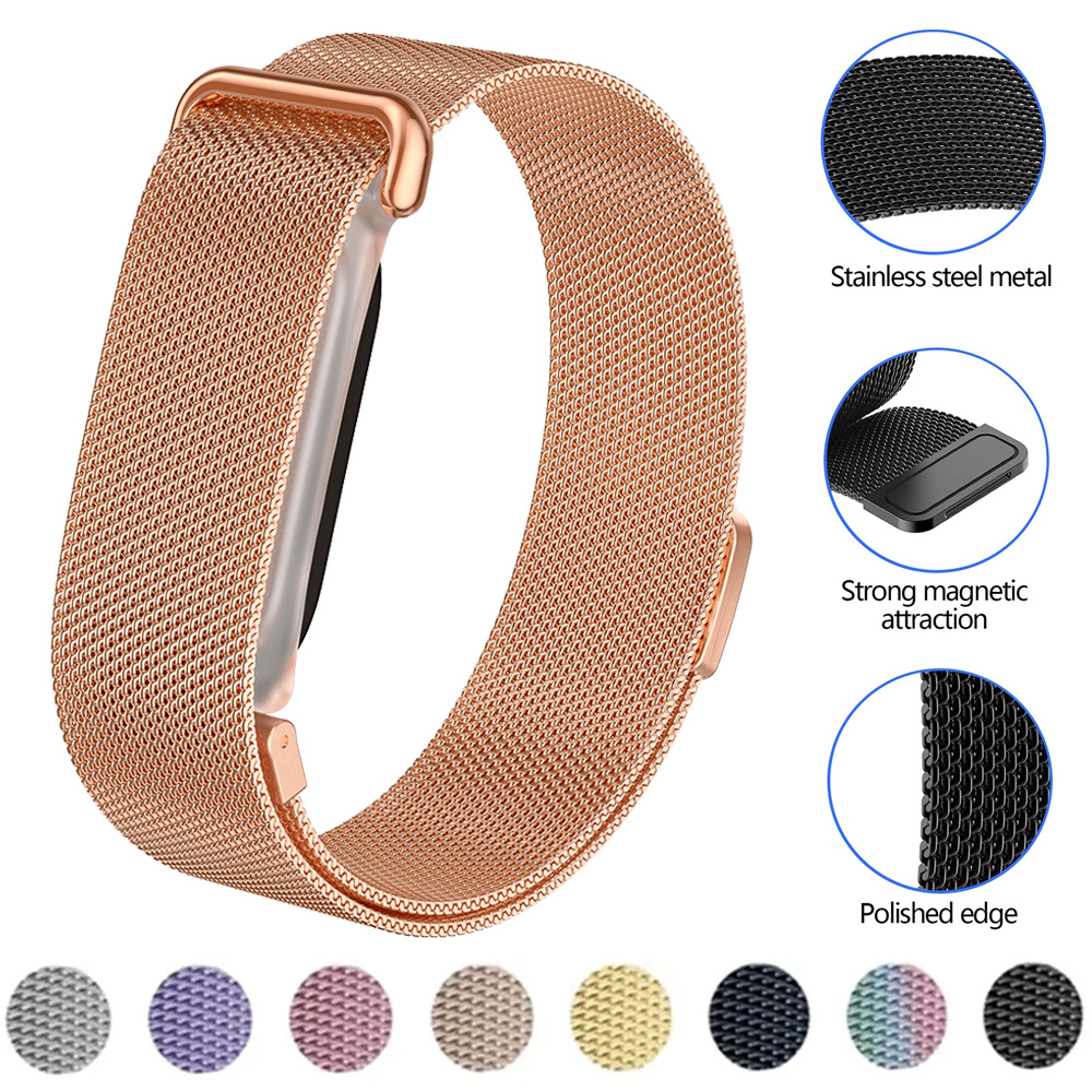 Milanese Loop Magnetic - TPU-hoesje + Milanese lusband voor Google