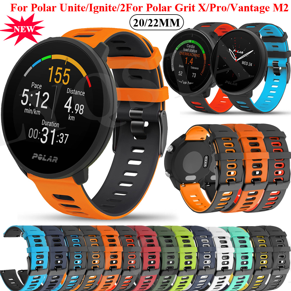 Silicone Watch Band 22Mm - 20 22Mm Pols Bandjes Band Voor