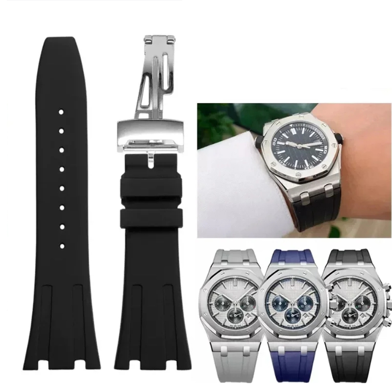 Audemars Piguet Watch Royal Oak - Siliconen Rubber Horlogeband Voor Ap Royal