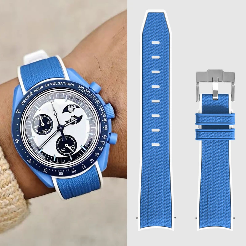 Buckle Pin Ss - Voor Omega Swatch 20mm gebogen horlogeband,