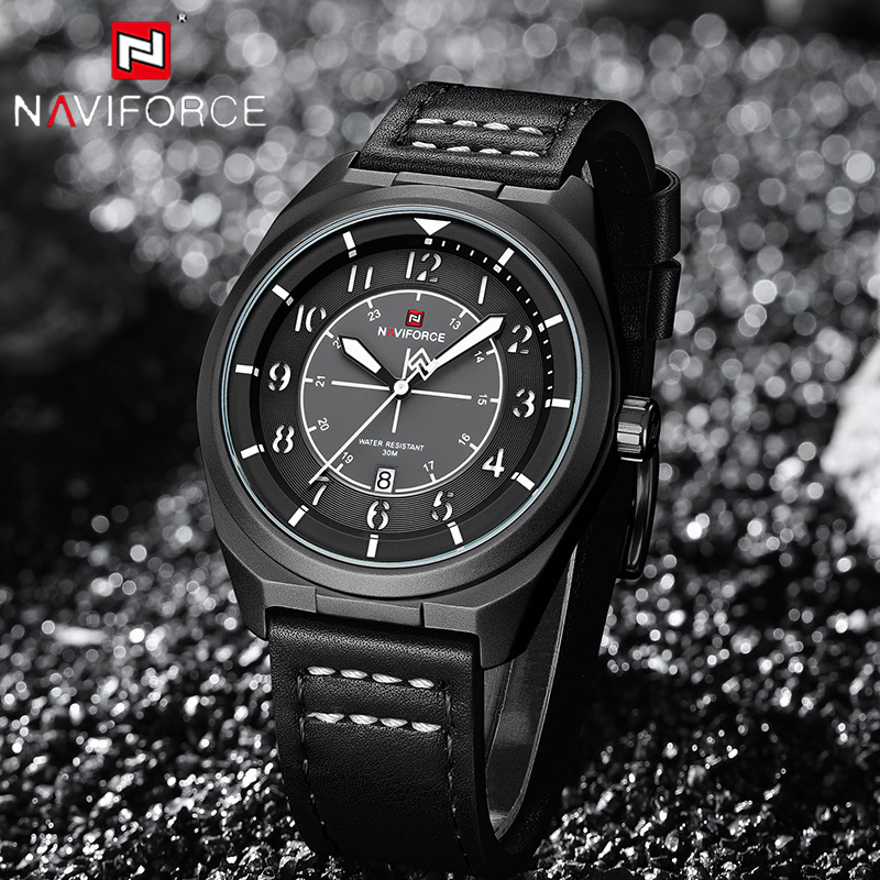 NAVIFORCE Heren Quartz Horloge - Leather Watch Band Men recensie en prijs