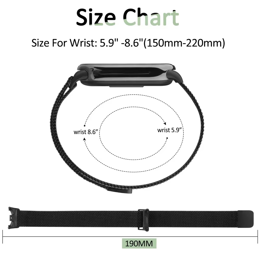 Metalen Milanese band voor Xia - Milanese Loop Magnetic recensie en prijs