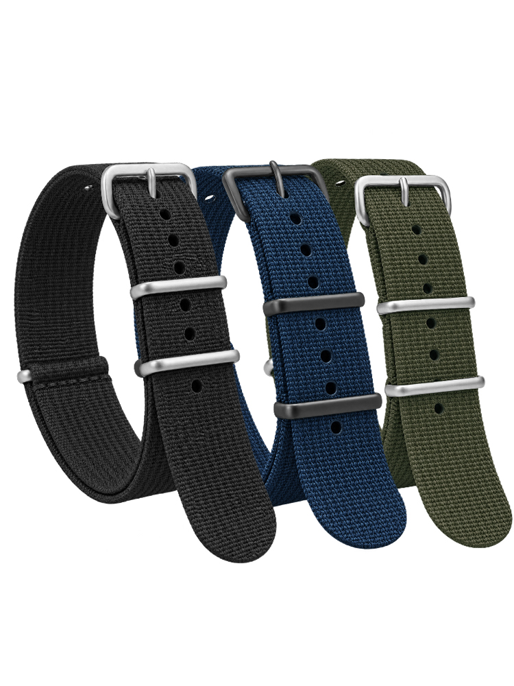 Geribbelde nylon band voor Sei - Nato Strap Nylon recensie en prijs